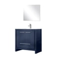thumbnail image 3 of Spacious and Elegant - 36 - inch Navy Blue Vanity Set with Faucet and Mirror for a Luxurious Bathroom, 3 of 6