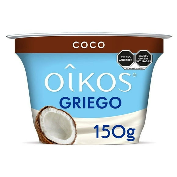 Yoghurt griego Oikos con coco rallado 150 g