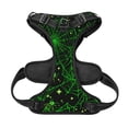 thumbnail image 5 of Gaeub Green Bright Web with Spiders Gaeub Green Bright Web with Spiders No Pull Dog Harness, Secure and Adjustable Pet Vest for Outdoor Activities - Large, 5 of 8