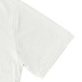 thumbnail image 6 of JTieacloth Collar Shirt for Men an Solid Color Lapel Button Knitted Jacquard Quick Drying Ice Silk Elastic Shirt For Men Casual Loose And Trendy Short Sleeved Shirt White XL, 6 of 6