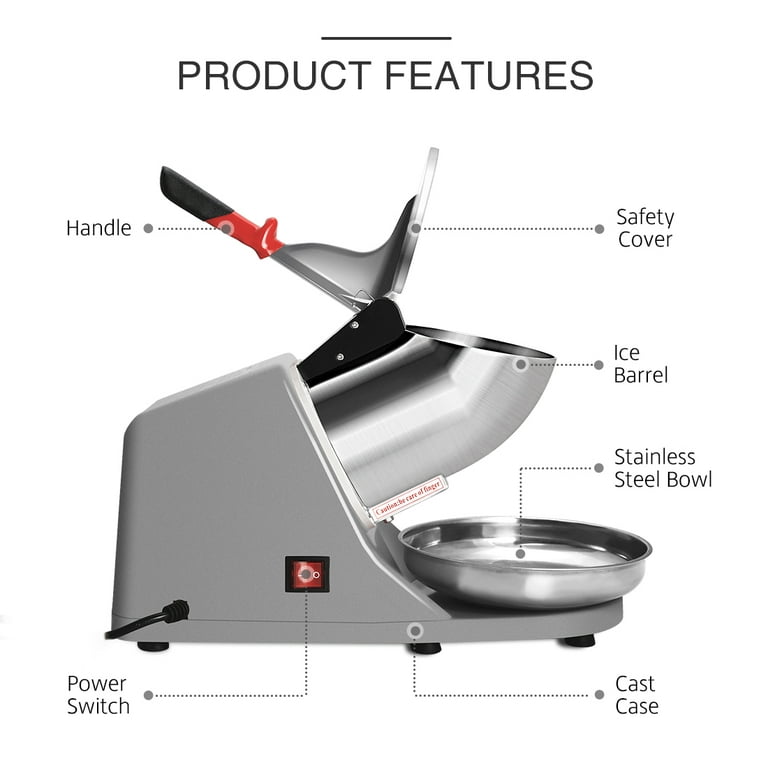 Galaxy CTIC300 Countertop Ice Crusher - 120V, 300W