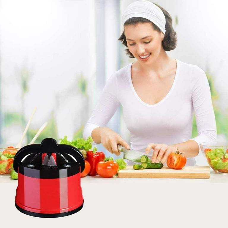 HOMELIA - Knife Sharpener with Suction Cup - Kitchen Knife Sharpeners - Pocket Knife Sharpener - Manual Blade Sharpener