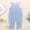 Blue, variant on LWFFDAW Baby Boys Girls Romper Jumpsuits Cotton One Piece Sleepwear Crew Neck Sleeveless Onesies Loungewear Newborn Infant Summer Solid Color Bodysuits