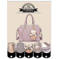 thumbnail image 2 of Bolso de mano de cuero Pu para mujer a la moda, bolso de hombro, bolso de mano, monedero de tarjeta, regalo kaili Sencillez, 2 of 5