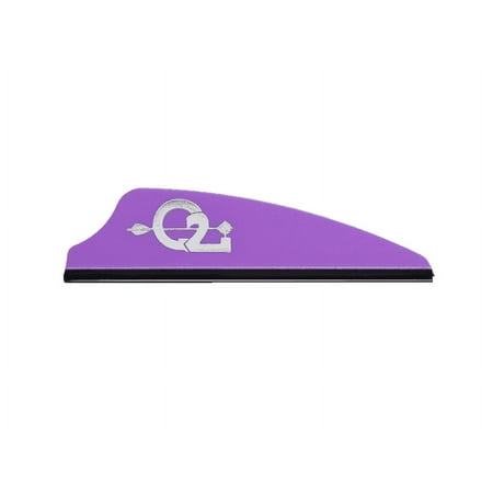 Q2i FUSION X-II SL 1.5 Target Archery Vanes Premium Arrow Fletching-Violet-36PK