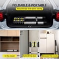 thumbnail image 5 of EastVita 6.6FT Aluminum Telescoping Ladder Folding Collapsible Multi-Purpose Extension Ladder with Non-Slip Feet Portable for Home RV Loft Outdoor Work-Silver, 5 of 7