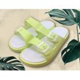 thumbnail image 3 of Chanclas Con Dos Broches Marca Eva Shoes para Mujer Modelo 1890 Color Verde Talla 23, 3 of 5