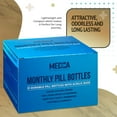 thumbnail image 2 of MEDca Monthly Pill Bottle Organizer - 31 Child-Proof Bottles, Acrylic Base, 2 of 9