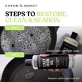 thumbnail image 5 of CARON & DOUCET - Cast Iron Cleaning Soap | 100% Plant-Based Castile & Coconut Oil Soap | Best for Cleaning, Restoring, Removing Rust and Care Before Seasoning., 5 of 6