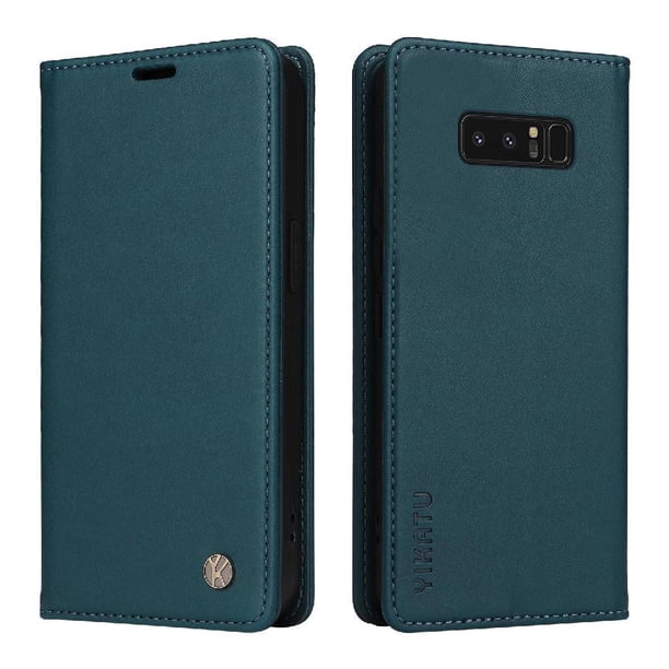Funda para Samsung Galaxy Note 8 Estuche de Cuero PU Tipo Cartera con Ranuras para Tarjetas y Cierre Magnético