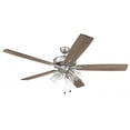 thumbnail image 4 of S104BNK5-60DWGWN Craftmade Lighting Super Pro 104 Series - 60 Inch 5 Blade Ceiling Fan with Light Kit, 4 of 15