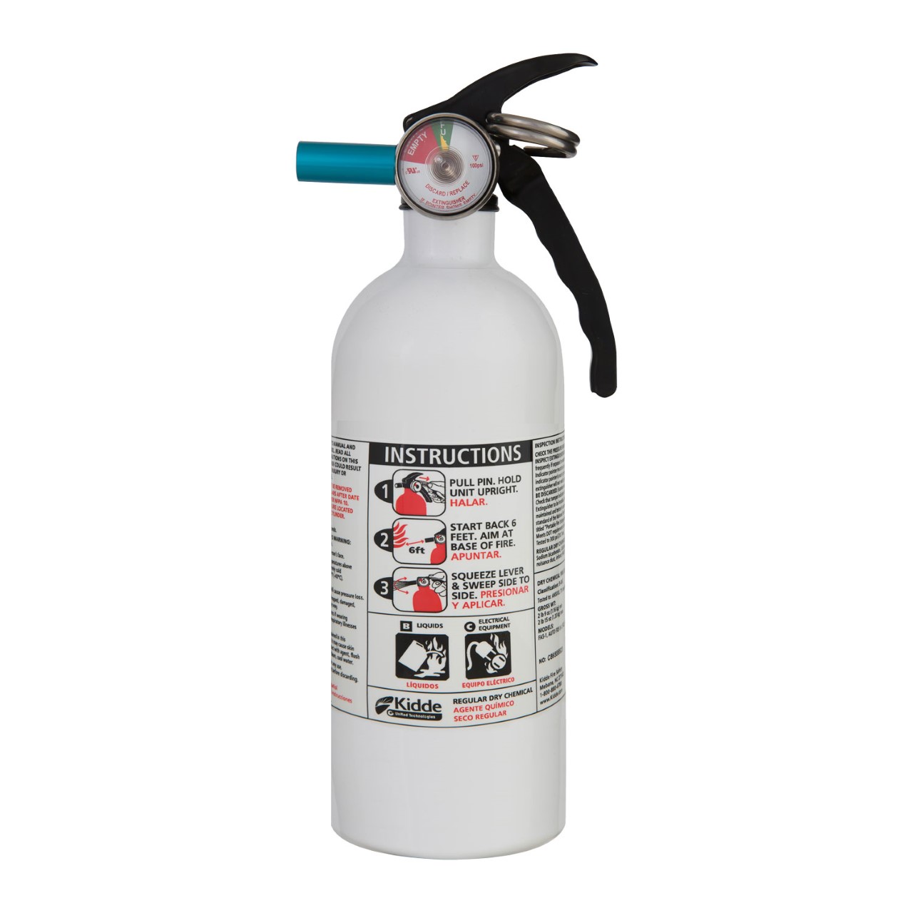 Kidde 5BC Fire Extinguisher, Model KD61W-5BC KD61W-5BC - image 2 of 14