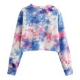 thumbnail image 5 of Vedolay Blouses for Women Daily Casual Floral Printed Loose Womens Tops T-Shirts Blue,S, 5 of 5