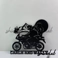 thumbnail image 2 of Shinelab Motocross Biker Couple Metal Sign LED Wall Art, Custom Motocross Decor Couple Gifts 12353, 2 of 3