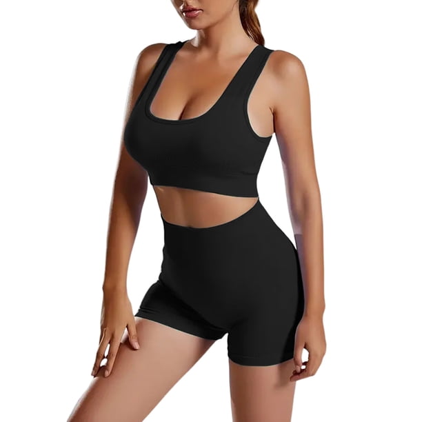 Conjunto de yoga sin costuras para mujer con estampado tie dye: pantalones cortos de cintura alta que realzan las caderas, nailon y spandex, tallas S-L