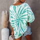 thumbnail image 2 of Women Long Sleeve Blouse, Comfortable Soft Women Pullover Sweatshirt Off The Shoulder  For Daily Wear ANGGREK Verde L, 2 of 6