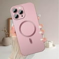 thumbnail image 5 of Magnetic Case for iPhone 11 Pro Max Phone Case for Women, [Adaptation with Magsafe] Matte Luxury Soft Metallic Luster Design for iPhone 11 Pro Max 6.5'' with Camera Protector-Pink, 5 of 7