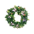 thumbnail image 2 of Spring Themed Artificial Butterfly Wreath 42 Cm, Colorful Foliage Door Window Hanging Decoration, Lifelike Plastic Butterflies, Full Ready To Hang Display For Home Shop Venue, Long Lasting, 2 of 7