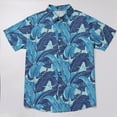 thumbnail image 2 of FYMNSI Mens Hawaiian Shirt Father Son Tropical Hawaii Shirts Daddy and Me Family Matching Outfits Men L, 2 of 8