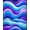 Blue, Pattern 3, variant on ODIKA 4'x6' Machine Washable Non-Slip Area Rug, Dreamy Cloud Round Pastel Tie Dye Patterned Circular High Traffic Rug, Purple, 125327