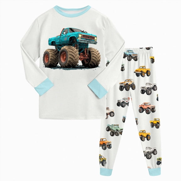 Xyant Kids & Toddler Boys Pajamas 2 Piece Pjs Set Cotton Sleepwear Boys' Clothing Sets (Light Gray,7-8 Years)