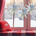 thumbnail image 2 of Fall Decor 9 Pointed Paper Star 12 Inch Hanging Lamp Black Paper Decorations Christmas Birthday Home Holiday Decorations, 2 of 9