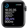 thumbnail image 3 of Pre-Owned Apple Watch Series 6 40MM Space Gray - Aluminum Case - GPS + Cellular - Black Sport Band (Good), 3 of 5