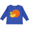 thumbnail image 3 of Inktastic Orange Fruit Boys or Girls Long Sleeve Toddler T-Shirt, 3 of 5