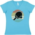 thumbnail image 3 of Inktastic Table Tennis Ping Pong Women's V-Neck T-Shirt, 3 of 5