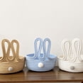 thumbnail image 6 of Woven Rope Basket, Desktop Organizer Basket, Multi-Purpose Storage Bin, Snack Holder for Party, Cosmetic Organizer Tote, Home Sundries Basket, Easter Spring Table Centerpiece for Holiday, 6 of 6