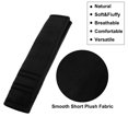 thumbnail image 4 of Motoforti 2 Pcs Microfiber Car Shoulder Seatbelt Pad Covers Universal Black 27x6.5cm, 4 of 7