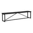 thumbnail image 1 of Moe's Home Collection Sierra Wood Benche Black Color, 1 of 6