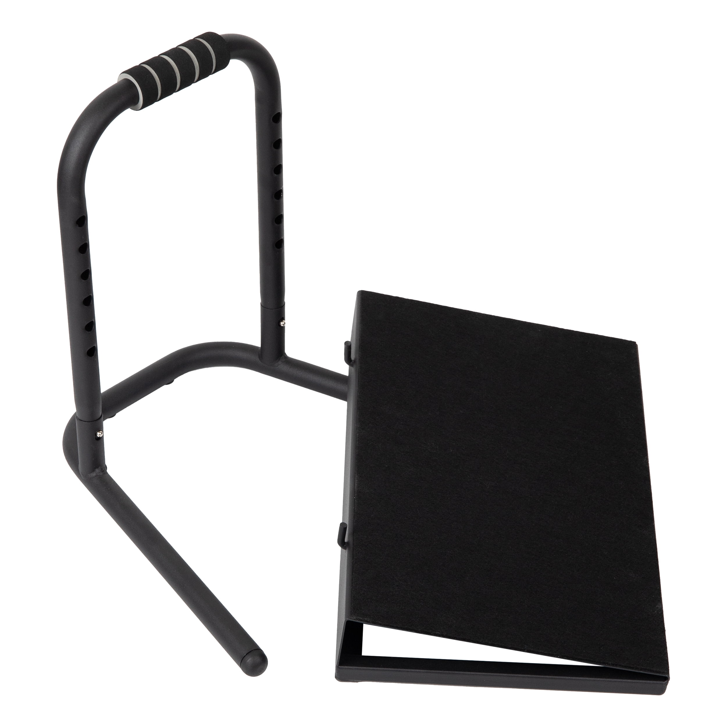 Mind Reader Adjustable Ergonomic Under Desk Foot Rest, Plastic, 6-1/4H x  13W x 17D, Black, Set of 2 Footrests