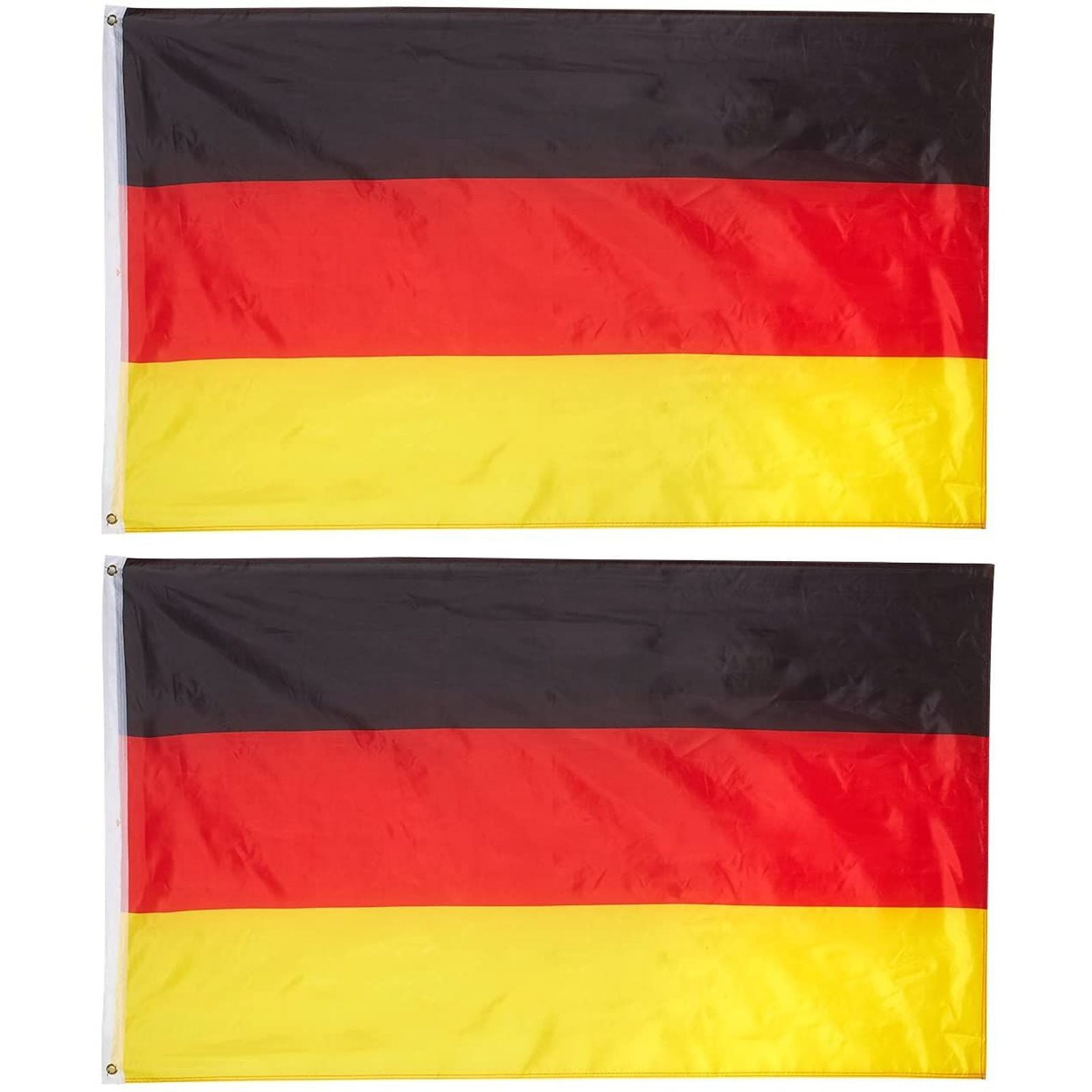 UV Fade Resistant Double Side Color 3x5 Foot Germany Flags 150D 