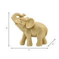 thumbnail image 5 of Decorative Resin Elephant Figurine for Home and Bathroom Decor - Ornament Statue for Office Desk, Living Room, or Shelf Styling - Elegant Accent for Entryway and Coffee Table - 7", Gold & Metallic, 5 of 11