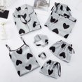 thumbnail image 5 of Gibobby Pijamas Mujer Verano Sexy Pijamas Conjunto de pijamas para mujer, pijamas de talla grande para mujer, pantalones cortos con tirantes de encaje para mujer(Gris,M), 5 of 5