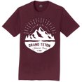 thumbnail image 1 of Camiseta de Gravity Outdoor Co. Grand Teton Mens camiseta - Logo blanco - Maroon - X-Large Gravity Outdoor Co. Camiseta de manga corta, 1 of 1