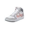 thumbnail image 1 of Tenis Tipo Bota Panam Mujer Moda Casual Urbano Tipo Piel Blanco Detalle Rosa 126D1Q blanco 25.. Panam  126D1Q, 1 of 2