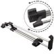 thumbnail image 3 of Movable Crossbar Clothes Hanger Top Mount Wardrobe Closet Rail Rod Cold Rolled Steel Hanging Clothes 250/300/350/400mm, 3 of 11
