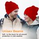 thumbnail image 3 of Gorro Beanie Scotamalone Rojo Tejido con Puño Unisex, 3 of 6