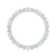 thumbnail image 2 of Rosec Jewels Lab Created Diamond Eternity Ring - Designer Wedding stacking Ring - EF-VS Grade, 14K White Gold, US 10.00, 2 of 8