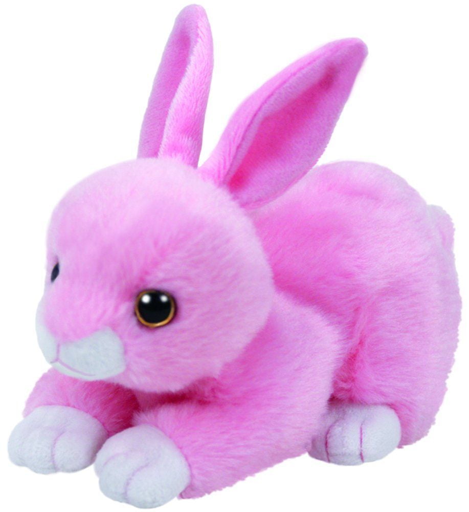 Walker Pink Bunny Beanie Babies 8 inch Stuffed Animal by Ty (41178