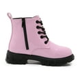 thumbnail image 6 of kkdom Boys Girls Kid Combat Boots Unisex Pink Size 12 Little Kid, 6 of 6