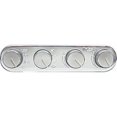 thumbnail image 1 of Vintage Air 491200-RUA Gen II Streamline 4-Knob Control Panel, Polished, 1 of 1
