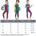 thumbnail image 4 of Kids and Youth One Piece Warm Swimsuit Full Long Sleeve Uv Protection Swimwear For Surfing Snorkeling Swimming, 4 of 5