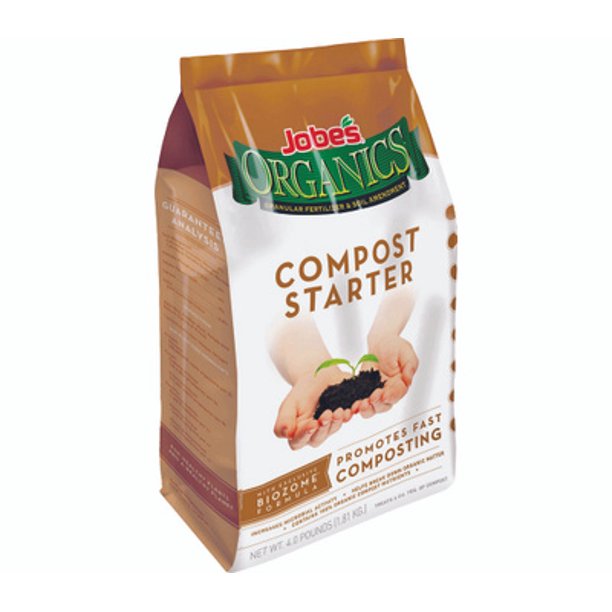 Jobes 09926 Organics Compost Starter Fertilizer 4 Pound Bag
