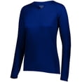 thumbnail image 3 of Augusta sportswear Women's Attain Wicking Long Sleeve Shirt - 2797, 3 of 7
