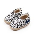 thumbnail image 2 of Baby Girls Boys Leopard Print Walking Shoes Toddler Soft Sole Non Slip Flat Loafers Unisex Casual Dress Shoes, 2 of 8