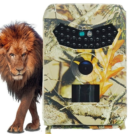 Faayfian 1080P Outdoor Hunting Trail Digital Infrared Game Camera Night Vision Effectively Prevent Rain, Dust and Insects,Great for Wildlife Hunting Monitoring and Farm