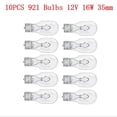 thumbnail image 3 of 10 x 921 High Level Brake Light Bulb 955 Capless Wedge Car Bulbs 12v 16w 35mm, 3 of 6